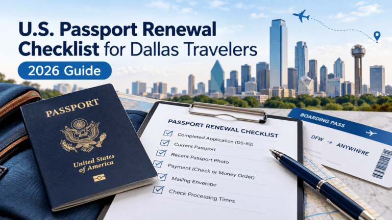 U.S. Passport Renewal Checklist for Dallas Travelers 2026
